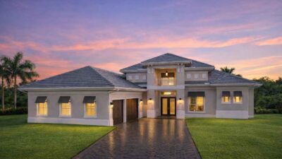 Front Elevation of the Farmhouse