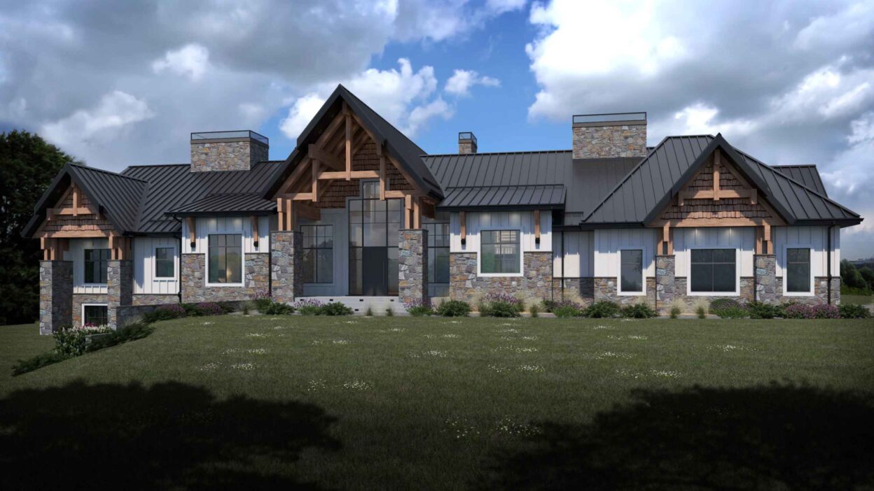Modern Farmhouse 5 BHK