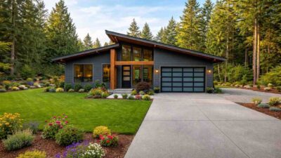 1 BHK Contemporary Ranch House