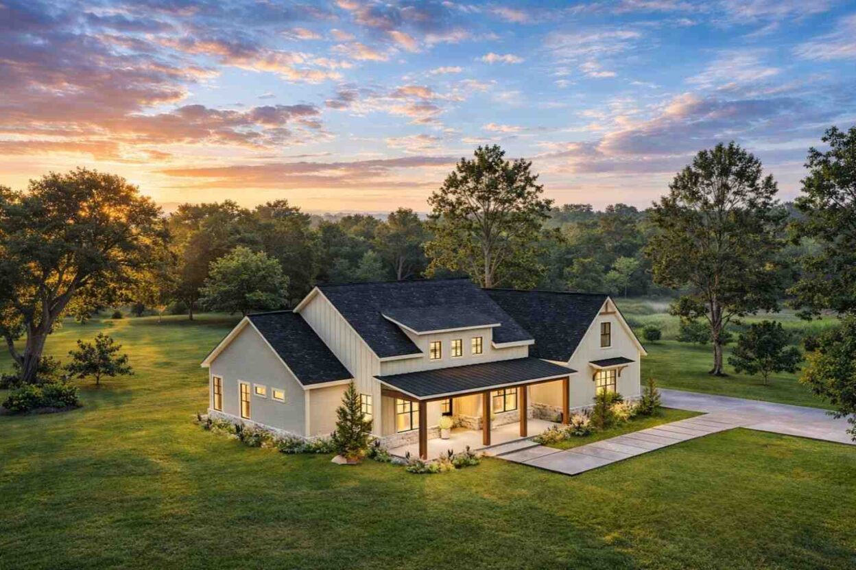 Modern Farmhouse 3 BHK