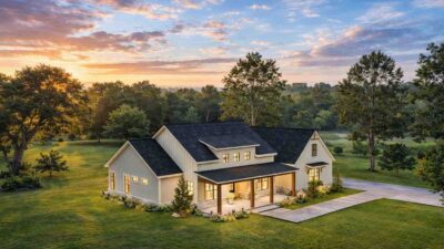 Modern Farmhouse 3 BHK