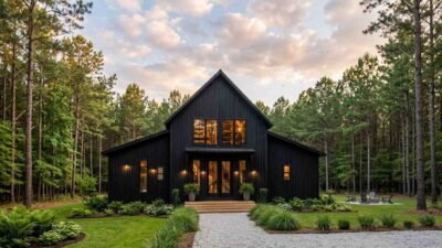 Black Modern Farmhouse