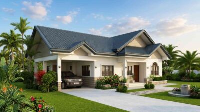 Modern Bungalow 3-Bedroom House