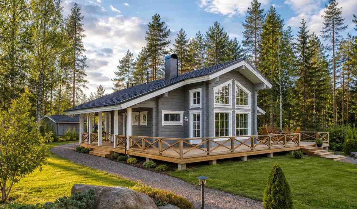 Scandinavian Log Cabin