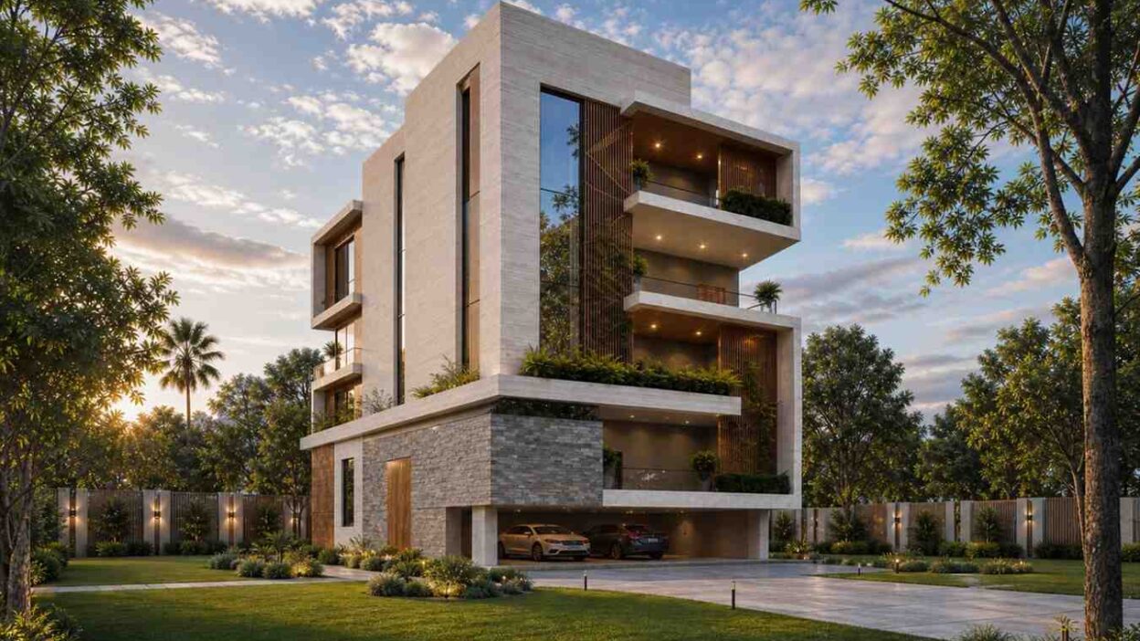 Contemporary Multi-Family Residential Apartment