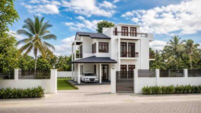 3 Bedroom 2 Story Tropical Modern House