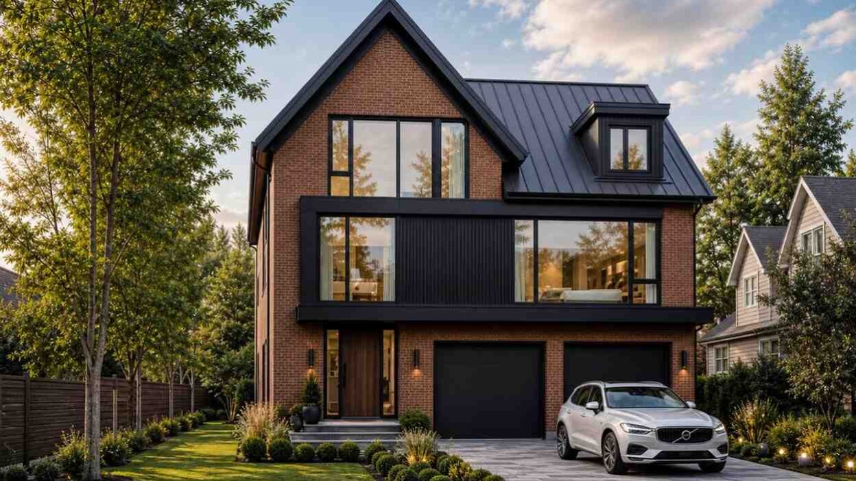 5 Bedroom Scandinavian Contemporary House Plan for a Large Family