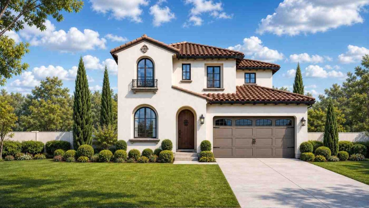 5 Bedroom 2 Story Mediterranean House Plan