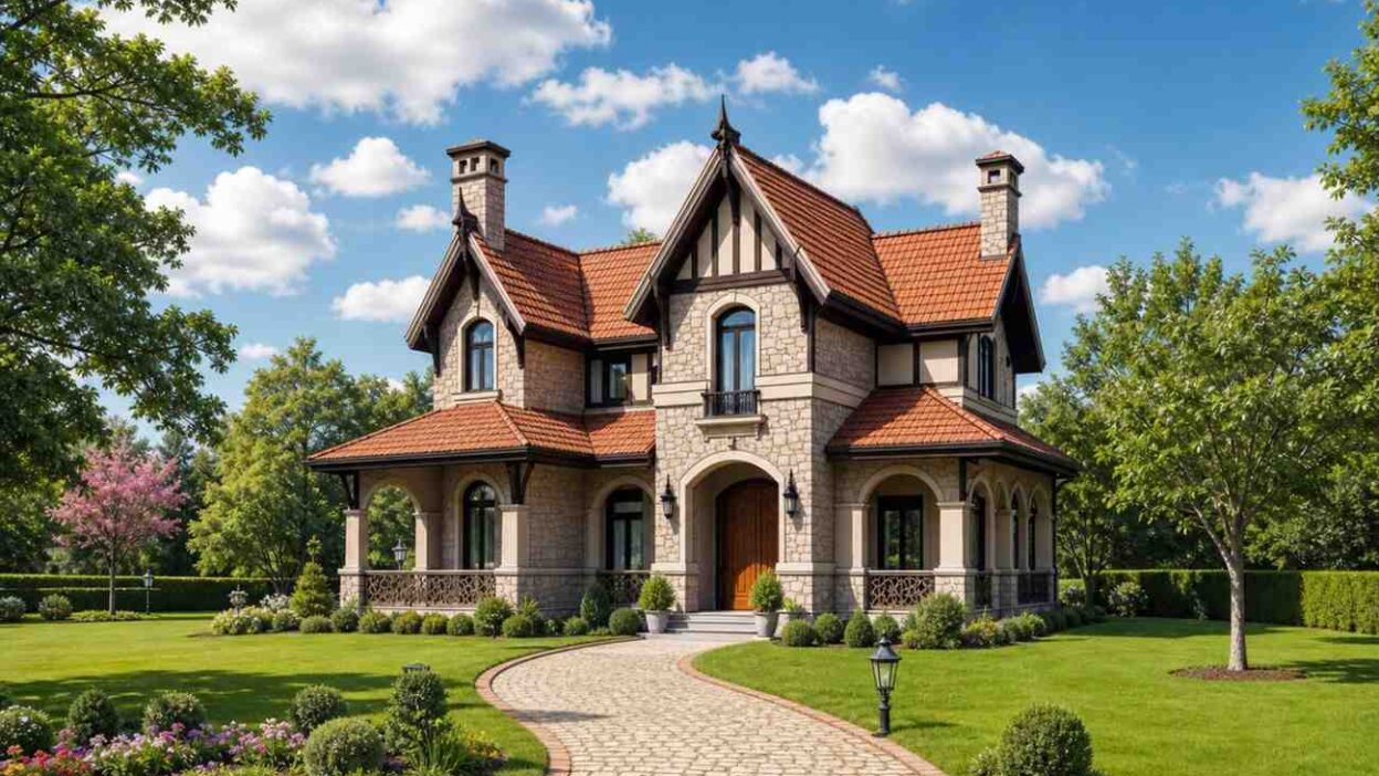 Victorian House Plan with Wraparound Porch: 4 Bed, 2 Story