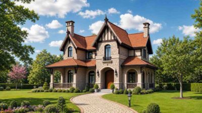 Victorian House Plan with Wraparound Porch: 4 Bed, 2 Story