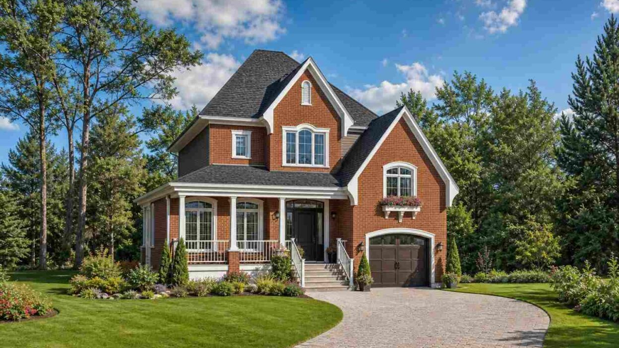 House Plan for a Growing Family — 3 Bedroom 2 Story Brick Colonial Traditional