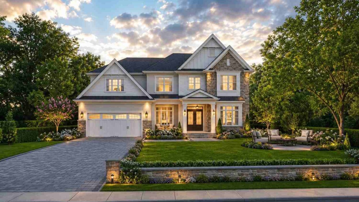 House Plan with Primary Suite on the Main Floor — 5 Bedroom Transitional Craftsman