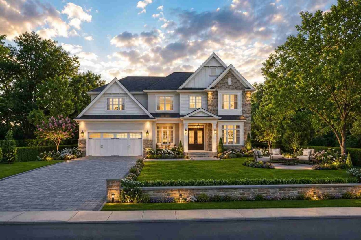 House Plan with Primary Suite on the Main Floor — 5 Bedroom Transitional Craftsman