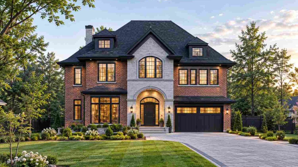 Multigenerational Living House Plan: 5 Bed Brick Traditional